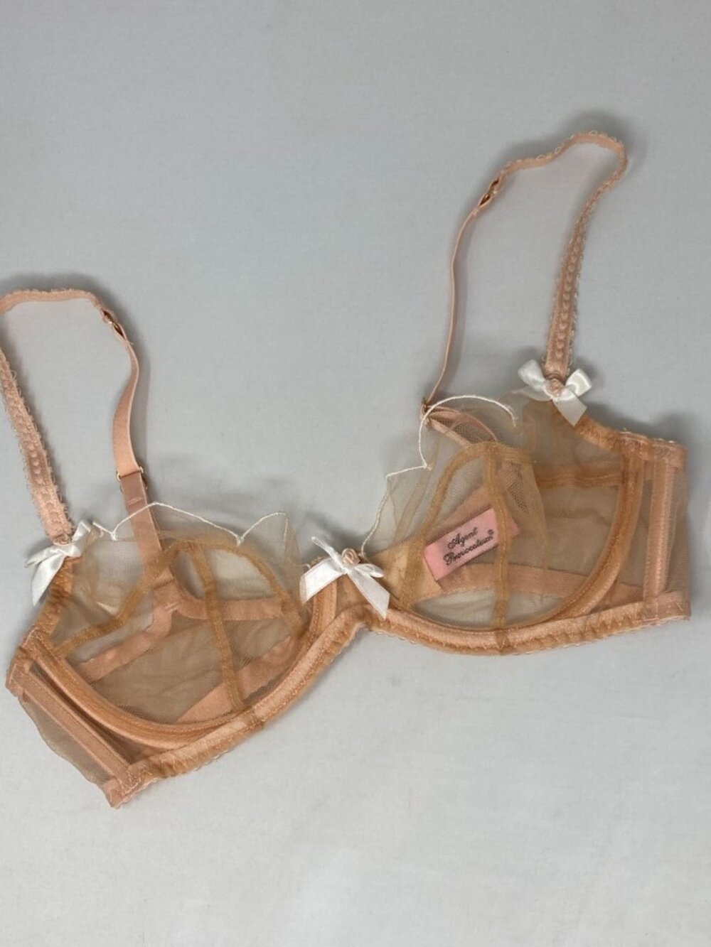 Agent Provocateur Lorna Beige Nude Bra 32D